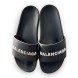Мужские шлепанцы Balenciaga Slipers Man White Monogram