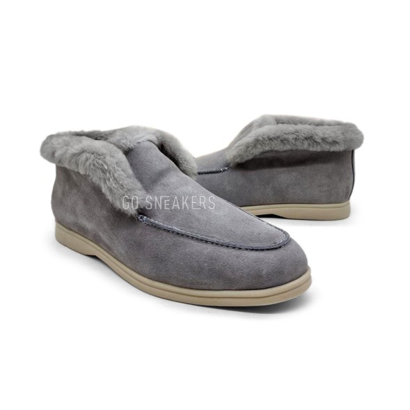 Унисекс ботинки Brunello Cucinelli Suede Grey
